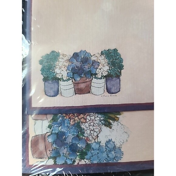 Main Street Press "Flower Stand" By Flavia Weedn 48 Sheets Of Writing Paper - Picture 8 of 10